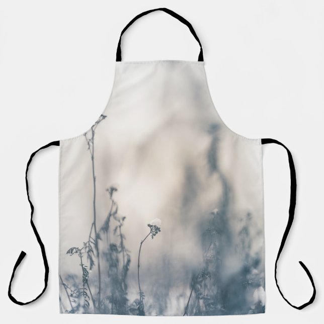 Winter Pflanze Naturerlebnis Foto Schürze (Vorderseite)