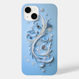 Winter Phone Case | Schneeflocken und Schleifen