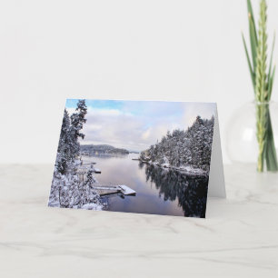 Winter Picture of Snow Karte