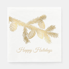 Winter Pine Christmas Serviette
