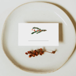 Winter Pine Füllen Platzkarte