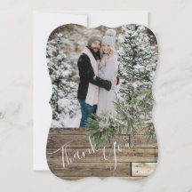 Winter Pine Tree & Pine Cones Hochzeit