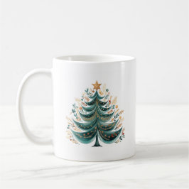 Winter Pine Tree Weihnachtskaffee Tasse
