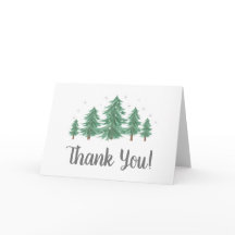 Winter Pine Trees Vielen Dank