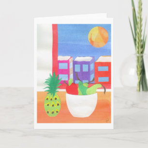 Winter Pineapple Karte