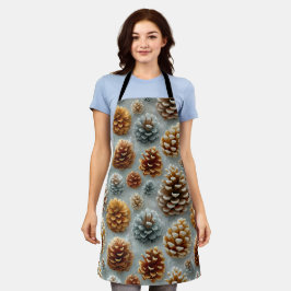 Winter Pinecones Harmonie Schürze