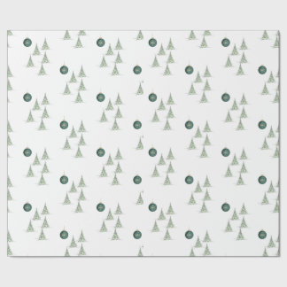 Winter Pines Gift Wrap Geschenkpapier