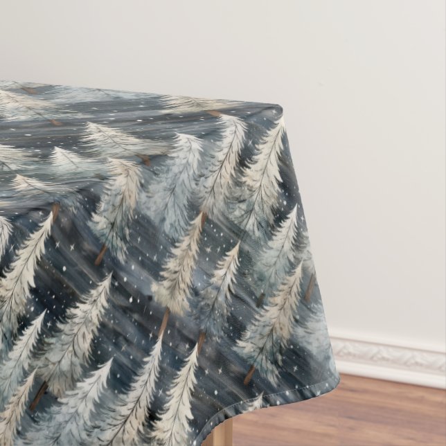 Winter Pines & Holiday Sentiments Tischdecke (Beispiel)