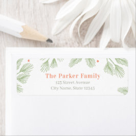 Winter Pines Weihnachts-Weihnachtsanschrift