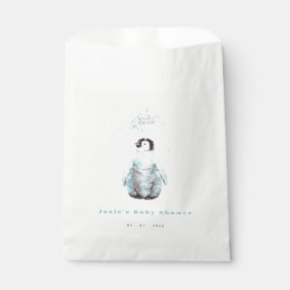 Winter-Pinguin-Baby-Party Geschenktütchen