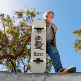 Winter-Pinguin mit Schneemann-Design Skateboard