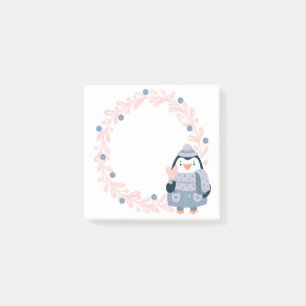 Winter-Pinguin-Post-It-Notizen Post-it Klebezettel