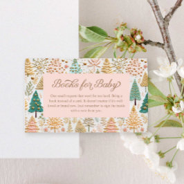 Winter Pink Girl Babydusche Anfrage Begleitkarte