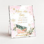 Winter Pink Gold Snowflake Mama Osa Bar Poster<br><div class="desc">Machen Sie Ihre Veranstaltung mit dieser kalten Outside Baby Dusche mit unserer niedlichen und liebevoll bedruckbaren Mama Osa Bar Sign mit einem ansprechenden rosa Schlittentheater ganz besonders. Laden Sie diese Touch herunter,  personalisieren Sie sie und schaffen Sie bleibende Erinnerungen! BS583</div>
