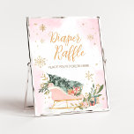 Winter Pink Gold Snowflake Windeln Raffel Poster<br><div class="desc">Mit dieser kalten Outside Babydusche und unserem niedlichen und liebevoll bedruckten Diaper Raffle Sign können Sie Ihre Veranstaltung ganz besonders genießen. Laden Sie diese Touch herunter,  personalisieren Sie sie und schaffen Sie bleibende Erinnerungen! BS583</div>