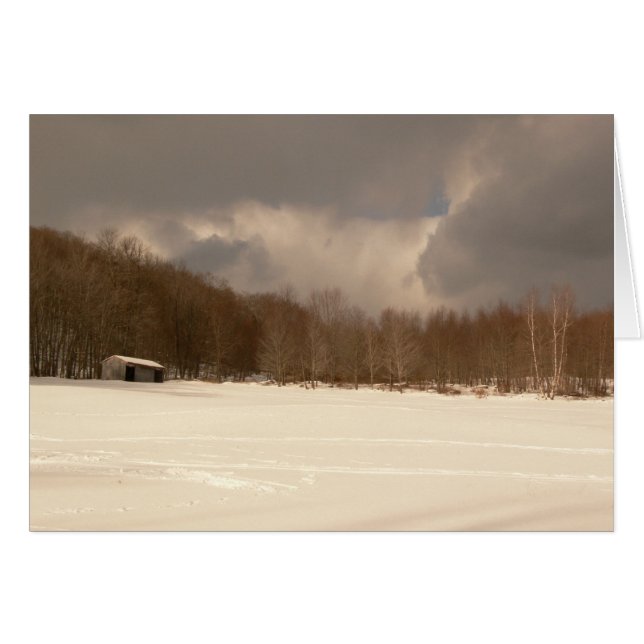 Winter-Pole-Scheune (Vorderseite (Horizontal))