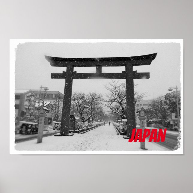 Winter-Poster in Japan Poster (Vorne)
