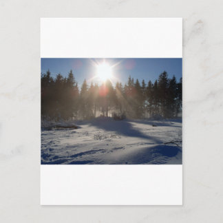 Winter Postkarte