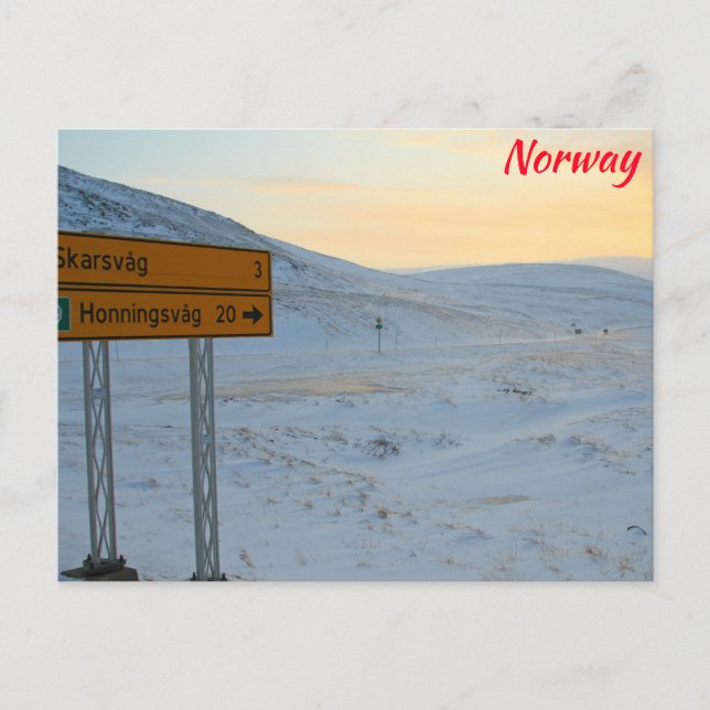 Winter Postkarte (Vorderseite)