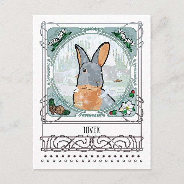 WINTER-POSTKARTE POSTKARTE (Vorderseite)