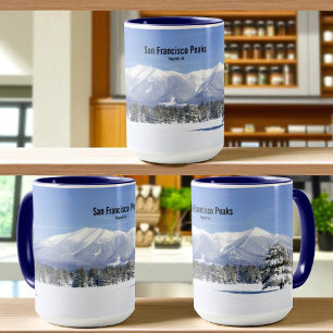 Winter Prairie San Francisco Peaks Flagstaff AZ Tasse
