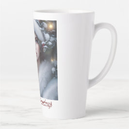 Winter Princess Custom Holiday Milchtasse