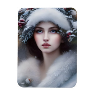 Winter Princess Urlaub Magnet