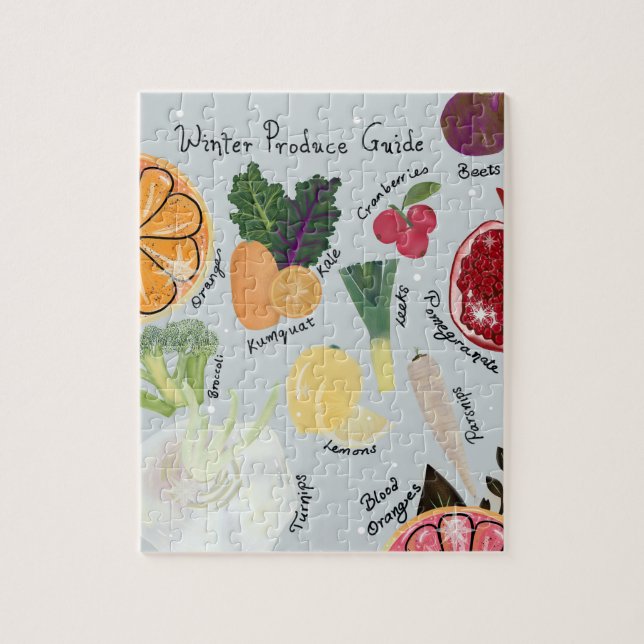Winter Produce  Puzzle (Vertikal)
