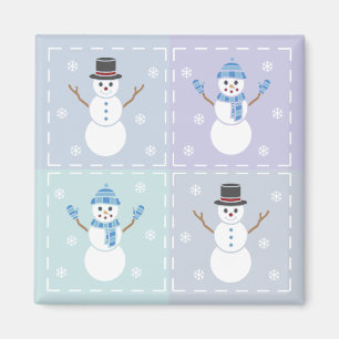 Winter Quilt Magnet