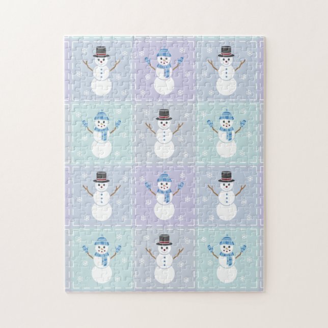 Winter Quilt Puzzle (Vertikal)