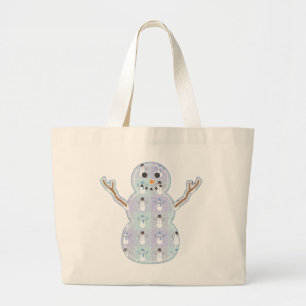 Winter-Quilt-Tasche Jumbo Stoffbeutel