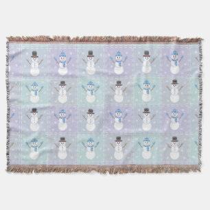 Winter Quilt Throw Blanket Decke