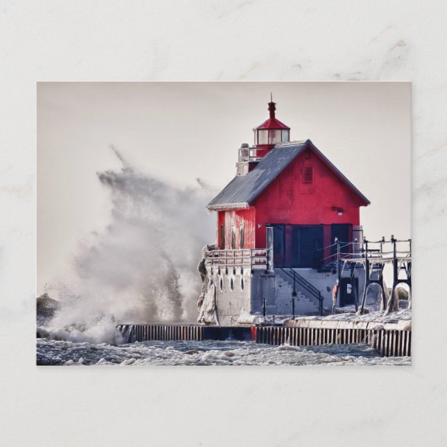 Winter Rage Postkarte (Vorderseite)