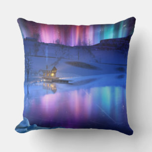 Winter Rainbow Kissen