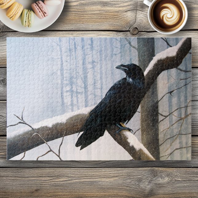 Winter Raven Forest Puzzle (Von Creator hochgeladen)