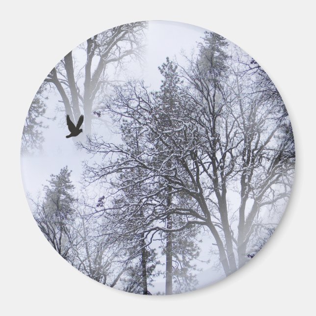 Winter Raven... Magnet (Vorne)