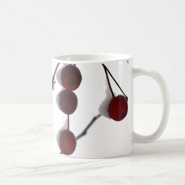 Winter Red Berries Tasse (Rechts)