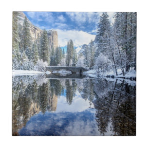 Winter-Reflexion bei Yosemite Fliese