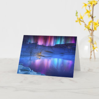 Winter-Regenbogenkarte Karte