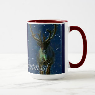 Winter Rentier, Snow & Frohe Weihnachtsgestaltung Tasse