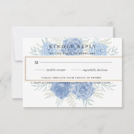Winter Reverie Meal Choice RSVP Card