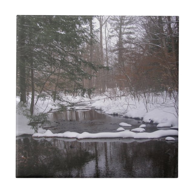 'Winter River' Fliese (Vorderseite)