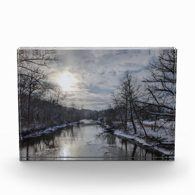 Winter River im CVNP Fotoblock (Vorderseite)