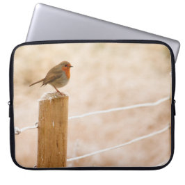 Winter Robin RedBrust Laptopschutzhülle
