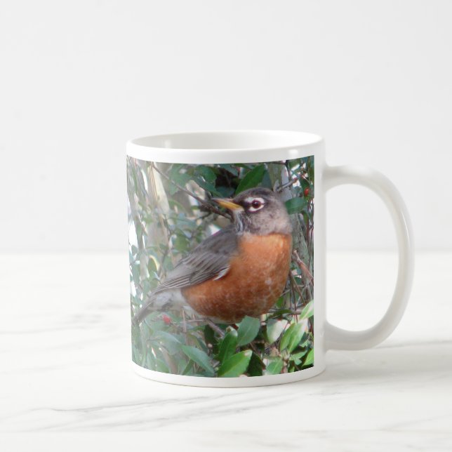 Winter-Robin-Tasse Tasse (Rechts)