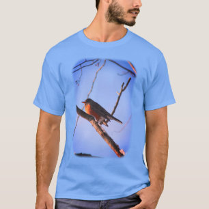 Winter Robin Tierart T-Shirt