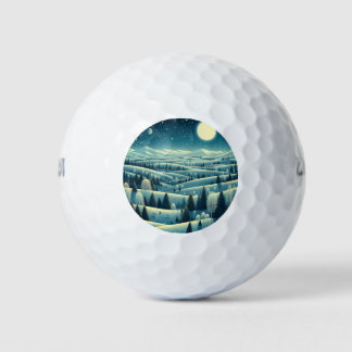 Winter-Rolling Hills Golfball