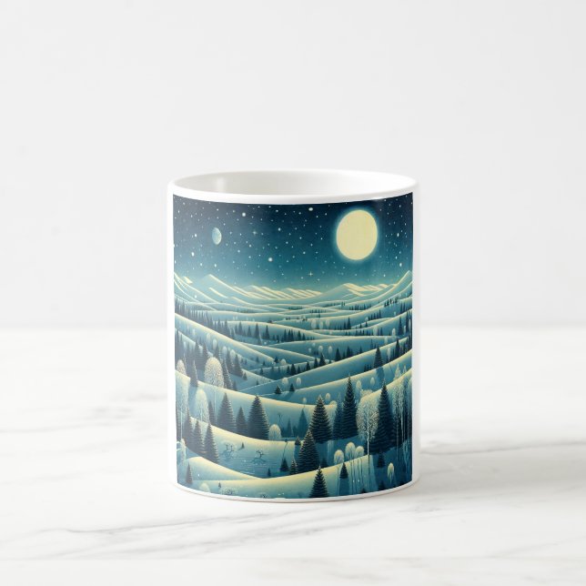 Winter-Rolling Hills Kaffeetasse (Mittel)