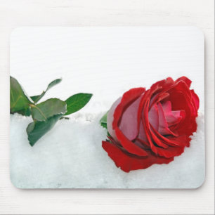 Winter-Rose Mousepad