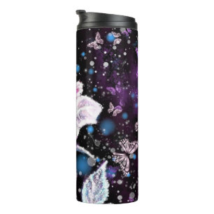 Winter-Rose und Butterfett Thermal Tumbler Thermosbecher